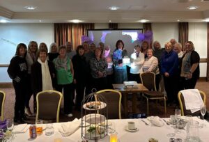 Players from 1983 and 1987 netball cup squads gathered for a surprise party to celebrate Agnes O'Brien 80th Birthday